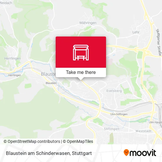 Карта Blaustein am Schinderwasen