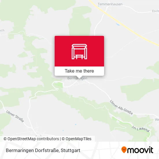 Карта Bermaringen Dorfstraße