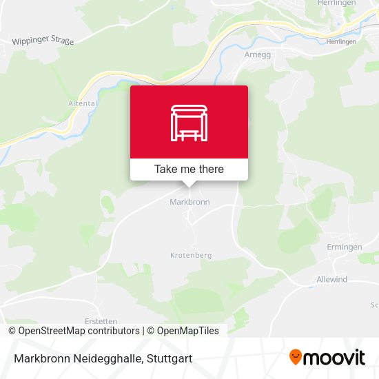 Markbronn Neidegghalle map
