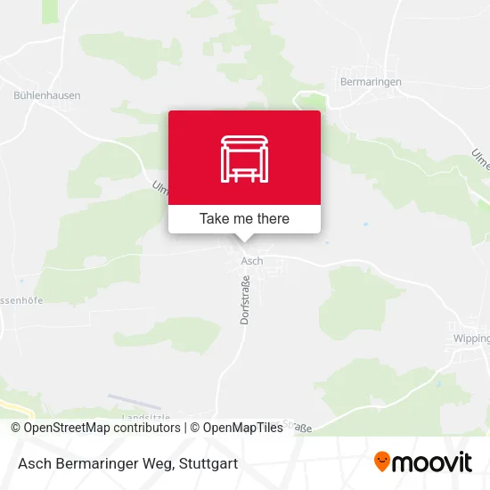 Карта Asch Bermaringer Weg