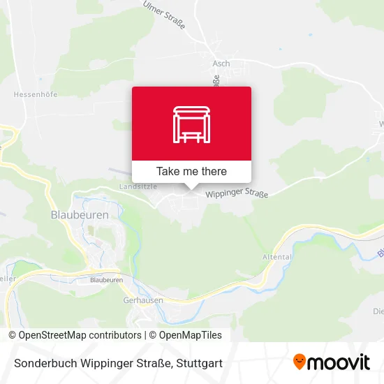 Карта Sonderbuch Wippinger Straße