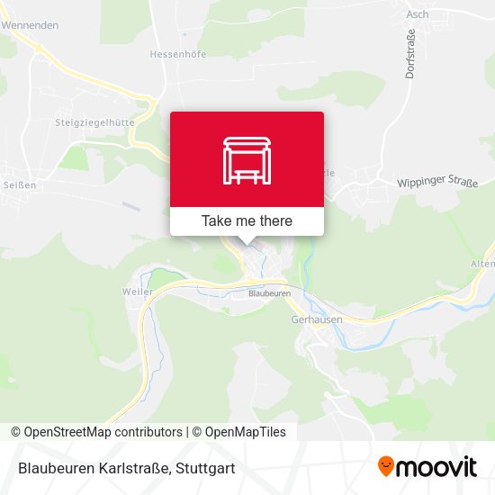 Blaubeuren Karlstraße map