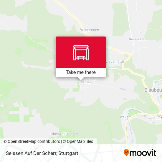 Карта Seissen Auf Der Scherr