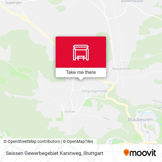 Карта Seissen Gewerbegebiet Karstweg