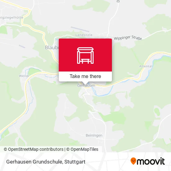 Карта Gerhausen Grundschule