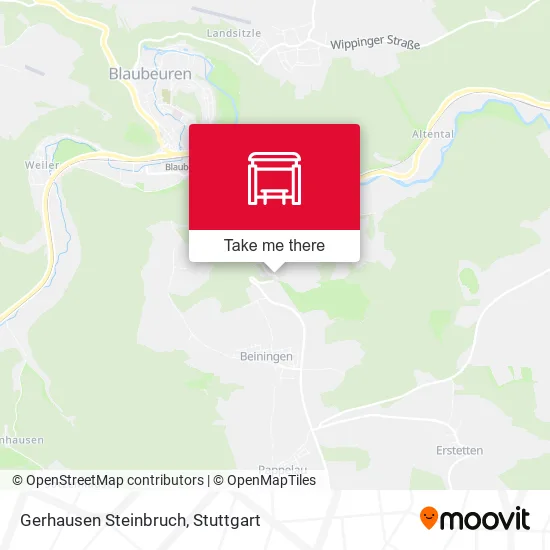 Карта Gerhausen Steinbruch