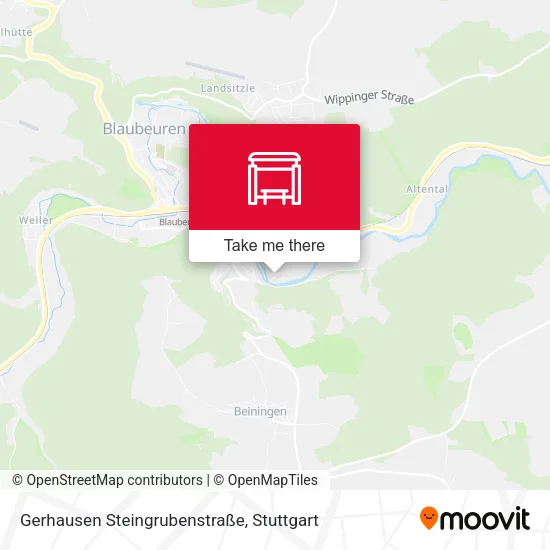 Карта Gerhausen Steingrubenstraße