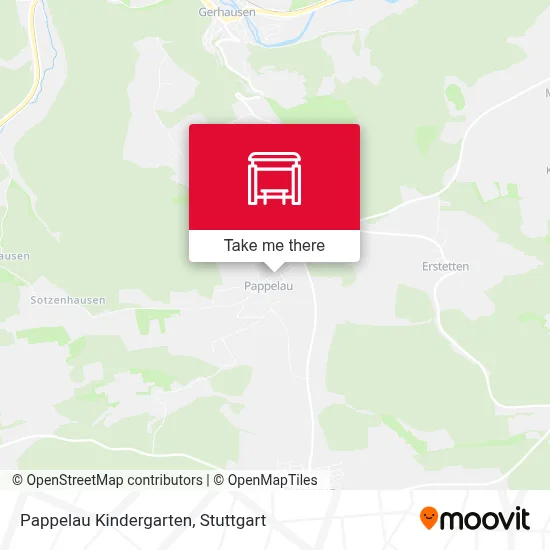 Pappelau Kindergarten map