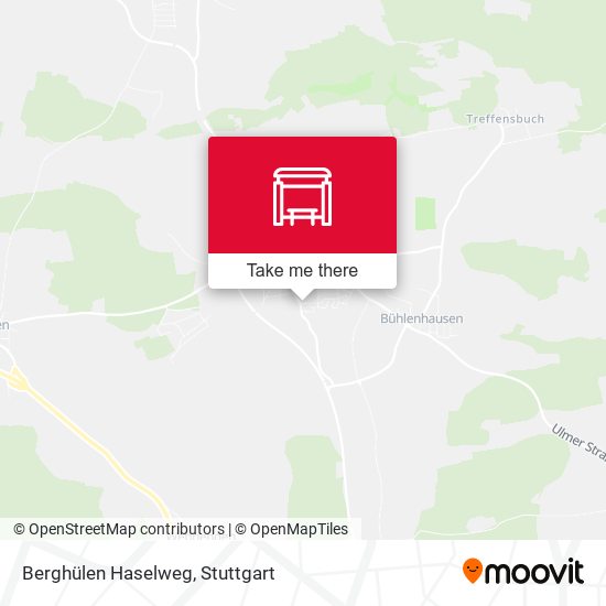 Berghülen Haselweg map