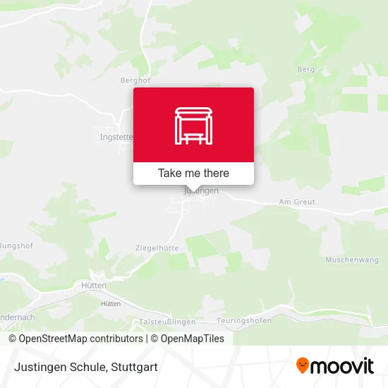 Карта Justingen Schule