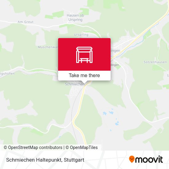 Карта Schmiechen Haltepunkt