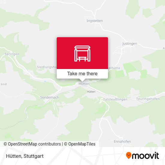 Карта Hütten