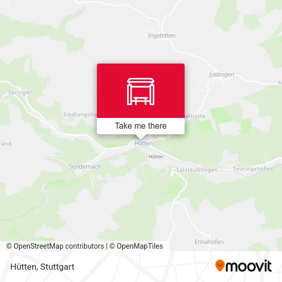 Карта Hütten