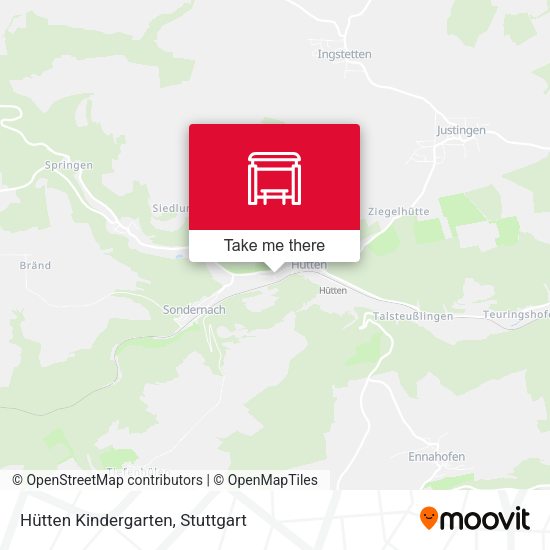 Hütten Kindergarten map