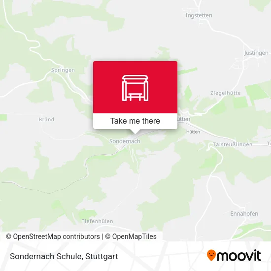 Карта Sondernach Schule