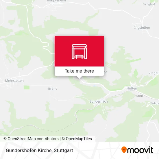 Карта Gundershofen Kirche