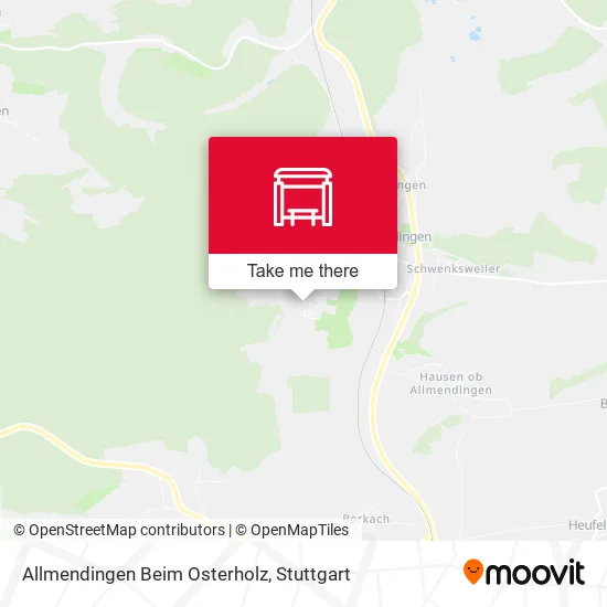 Карта Allmendingen Beim Osterholz