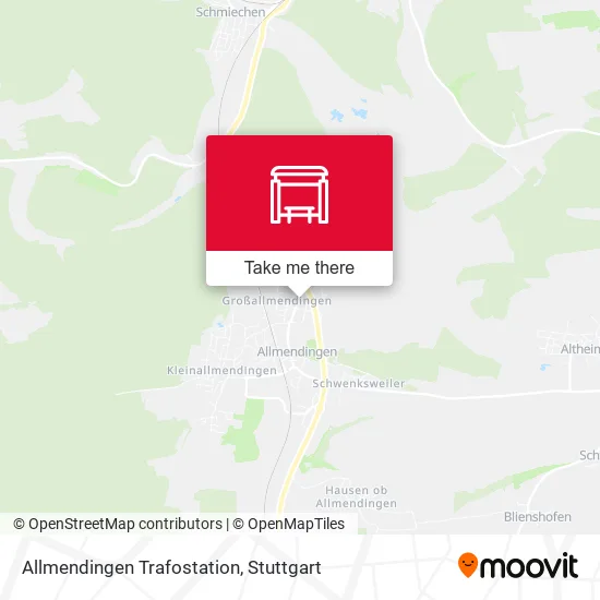 Карта Allmendingen Trafostation