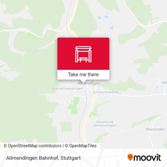 Allmendingen Bahnhof map