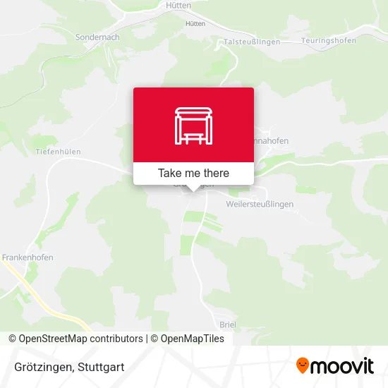 Карта Grötzingen
