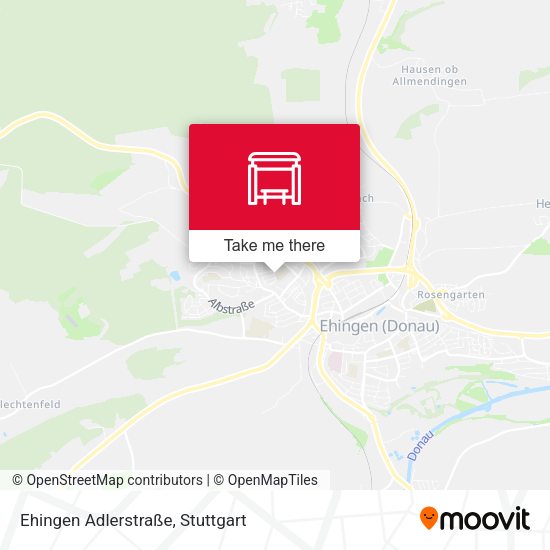 Ehingen Adlerstraße map