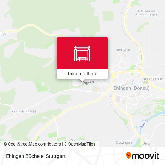 Ehingen Büchele map