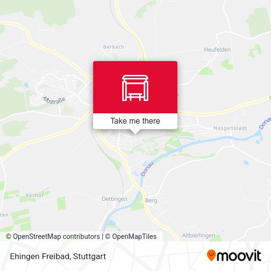 Карта Ehingen Freibad