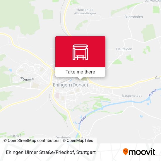 Ehingen Ulmer Straße/Friedhof map