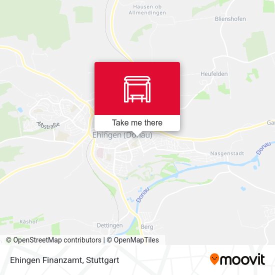 Ehingen Finanzamt map