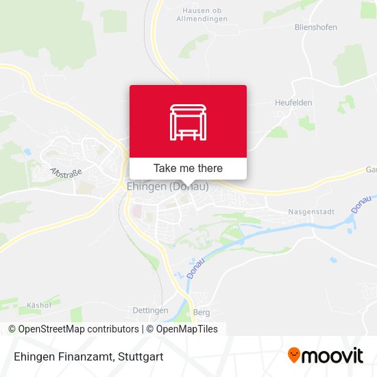 Карта Ehingen Finanzamt