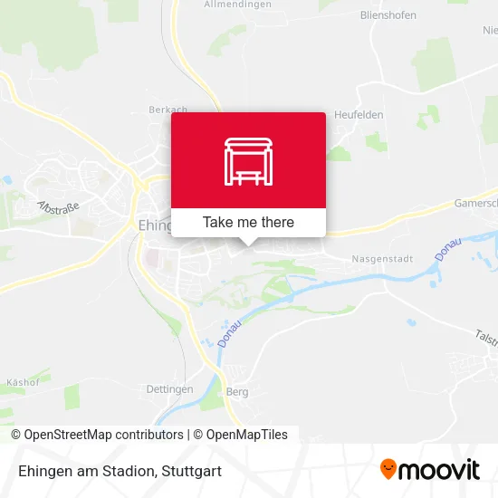 Карта Ehingen am Stadion