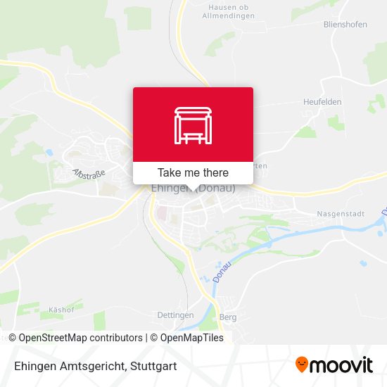 Ehingen Amtsgericht map