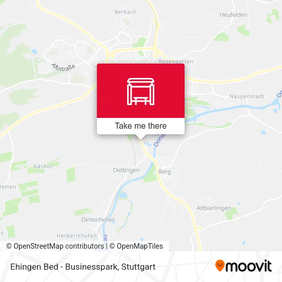 Карта Ehingen Bed - Businesspark