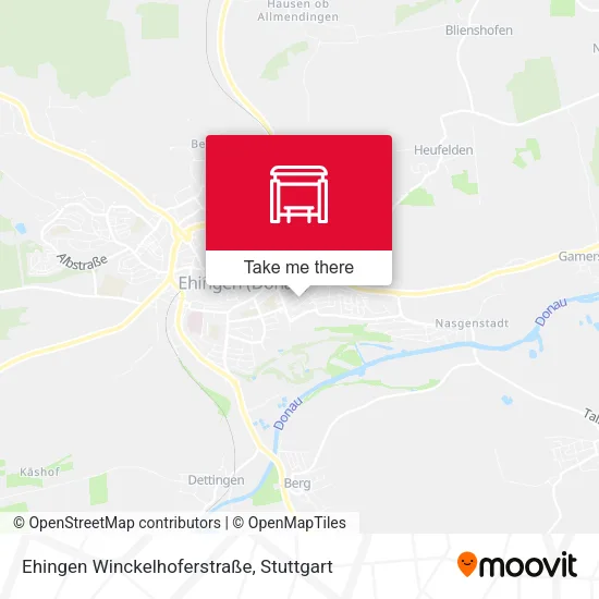 Карта Ehingen Winckelhoferstraße