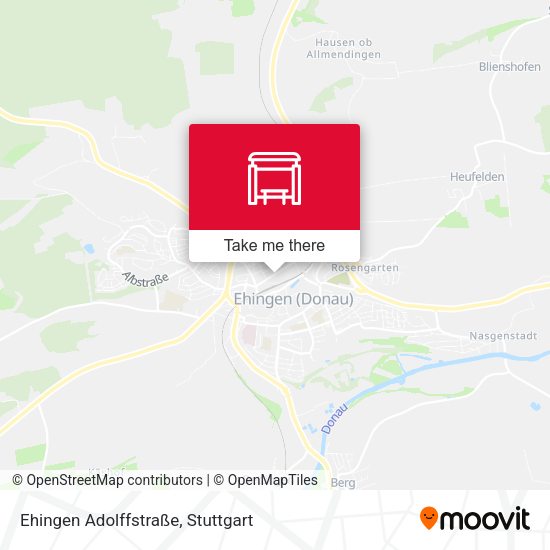 Ehingen Adolffstraße map