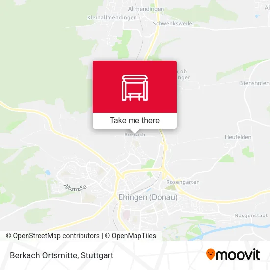 Карта Berkach Ortsmitte