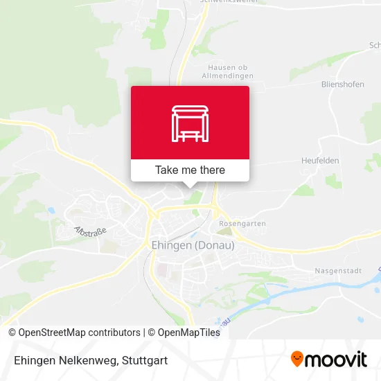 Карта Ehingen Nelkenweg