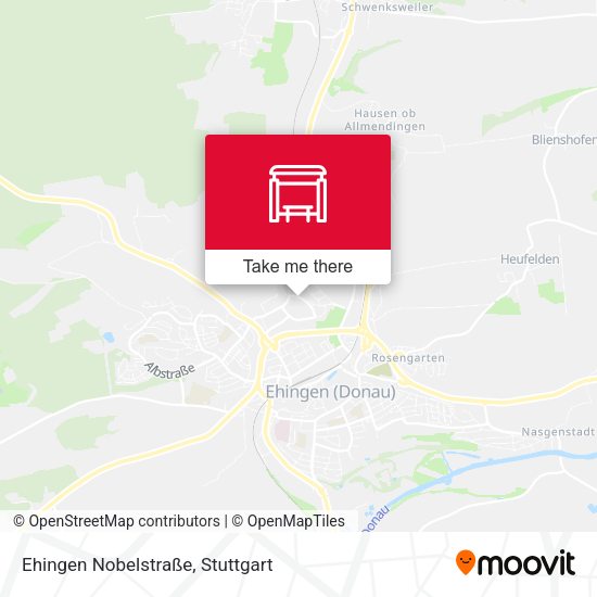 Ehingen Nobelstraße map