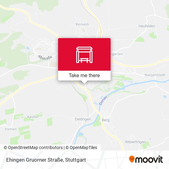 Ehingen Gruorner Straße map