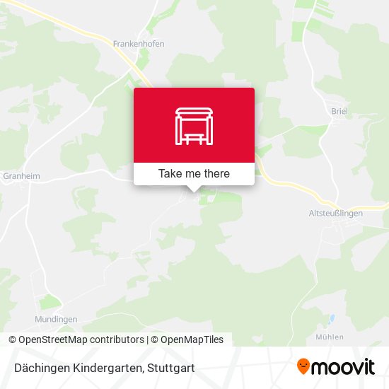 Dächingen Kindergarten map