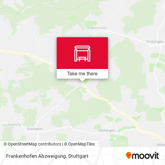 Карта Frankenhofen Abzweigung