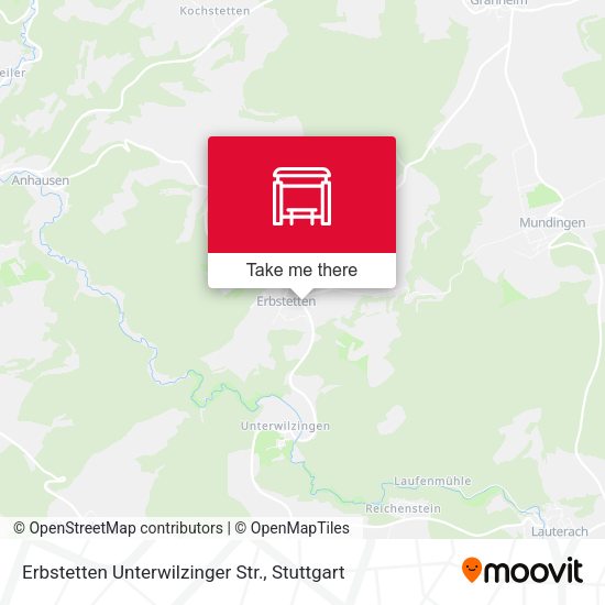 Карта Erbstetten Unterwilzinger Str.