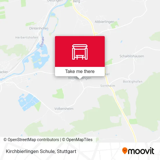 Карта Kirchbierlingen Schule