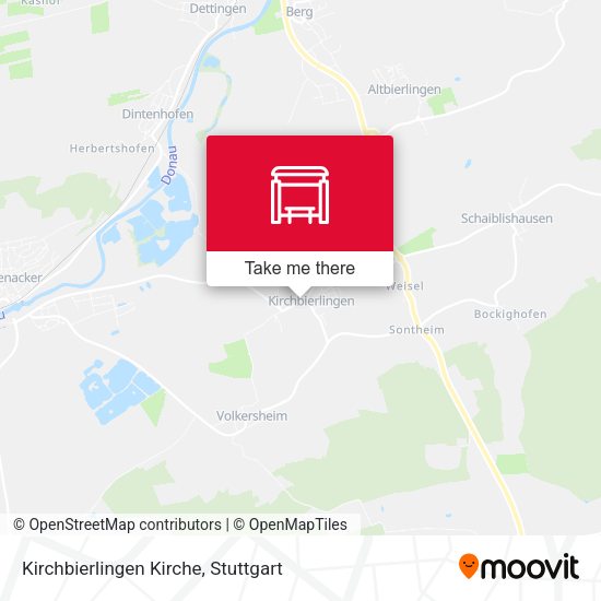 Kirchbierlingen Kirche map