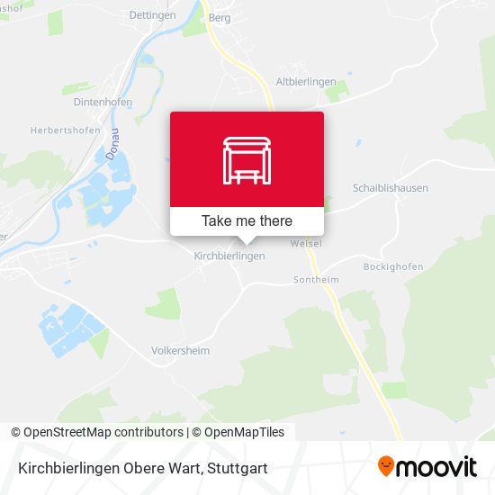 Kirchbierlingen Obere Wart map