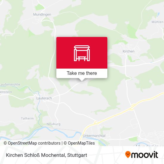 Kirchen Schloß Mochental map
