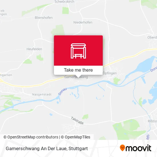 Карта Gamerschwang An Der Laue