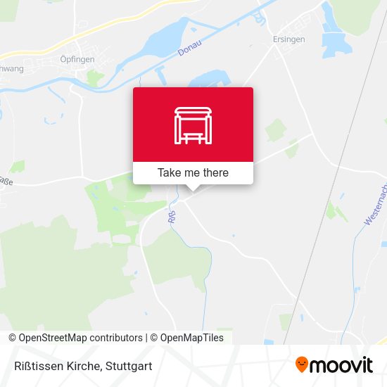 Rißtissen Kirche map