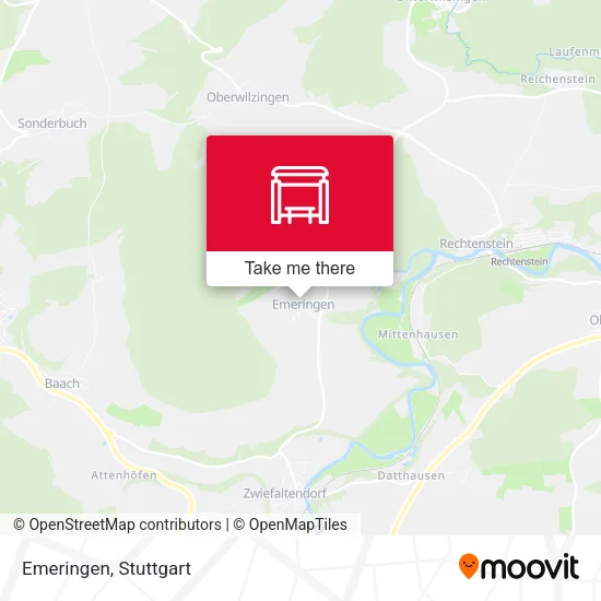 Карта Emeringen