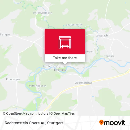Карта Rechtenstein Obere Au